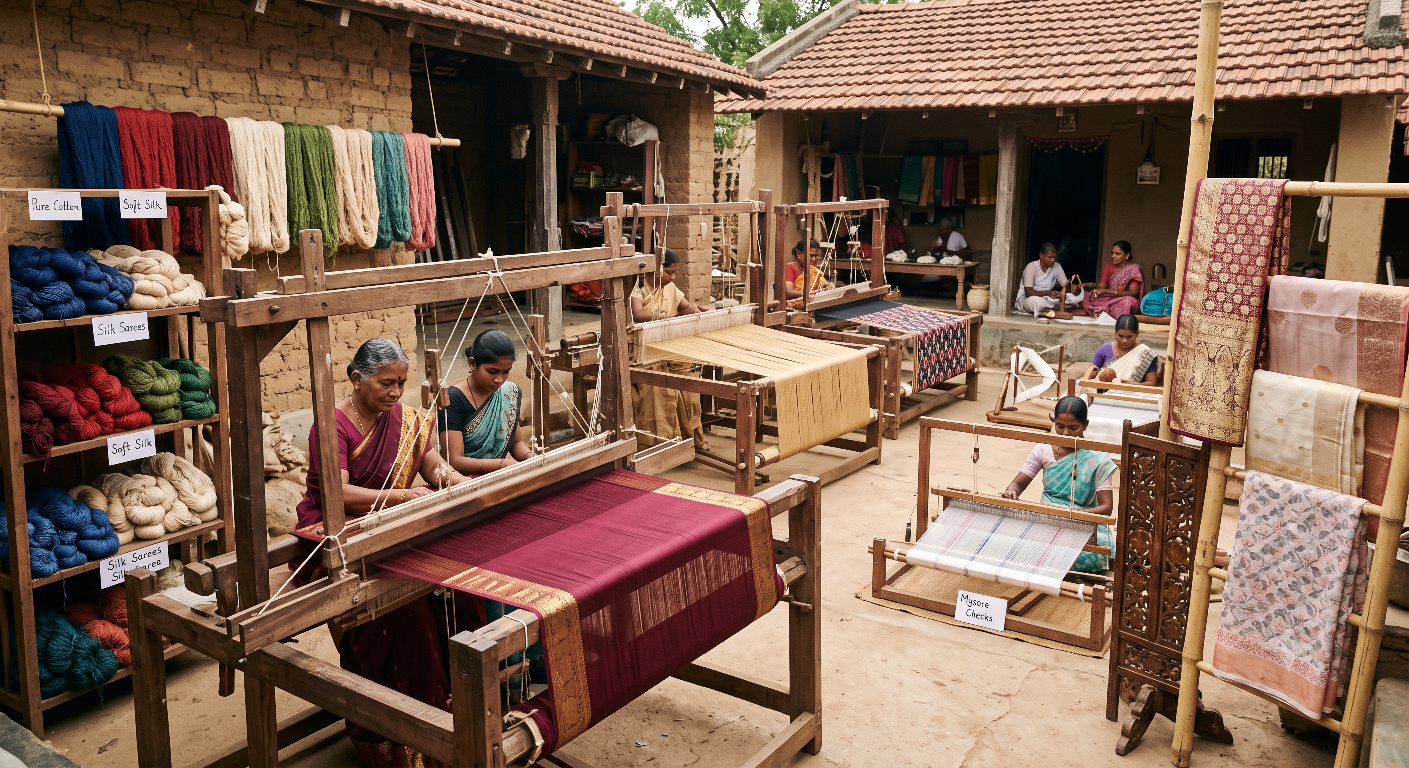 Artisan at Loom